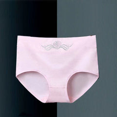 [6 PCS] Cotton Embroidered Corset Panties -  