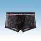 Men's Ultra-Thin Printed Ice Silk Mesh Boxer Briefs