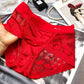 Men's high-end satin light luxury lace breathable mesh cotton briefs - Men's Fashion