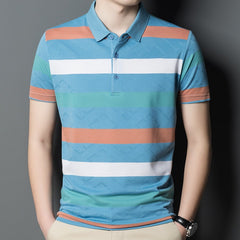 100% Cotton Casual Lapel Polo Shirt