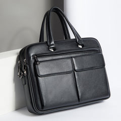Men's Genuine Leather Handmade Casual Business Commuting Briefcase