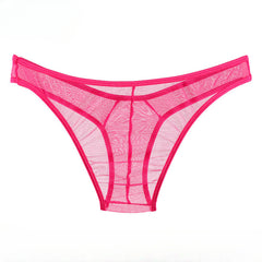 Men's Ultra-thin Transparent Mesh Sexy Thong