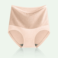 [ 6 PCS ] High Waist Slim Sexy Lace Body Shaping Panties -  