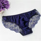 100% Mulberry Silk Lace Sheer Panties