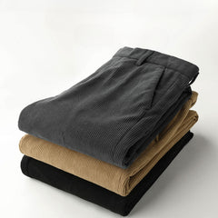 2024 Men's Sanded Anti-wrinkle New Business Corduroy Warm Casual Pants