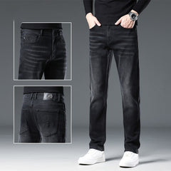 Men's Casual Stretch Straight Business Jeans