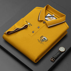 2023 Men's Summer Business Casual Embroidered Polo Shirt
