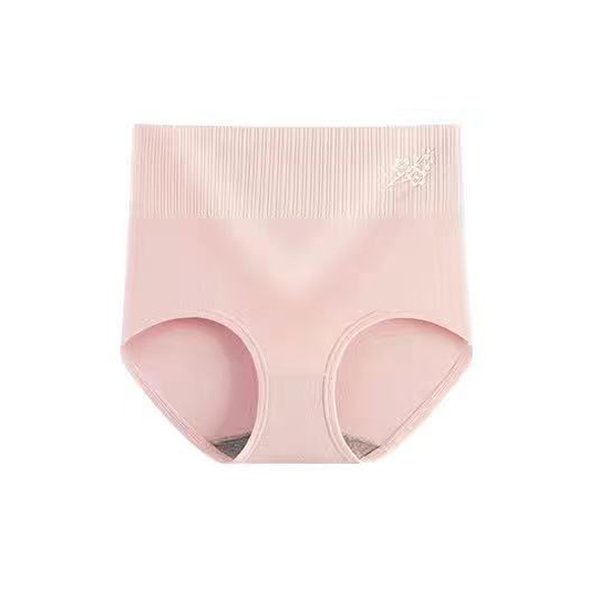 [5 PCS] Cotton High-Waisted Comfort Printed Panties -  