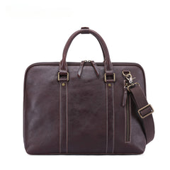 Men's Genuine Leather Briefcase Vintage Handbag