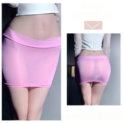 Sexy Tight Hip-hugging See-through Miniskirt