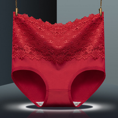 High-waist lace sexy panties
