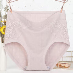 M-6XL Cotton Lace Panties Lannyhome M gray【8pcs】 