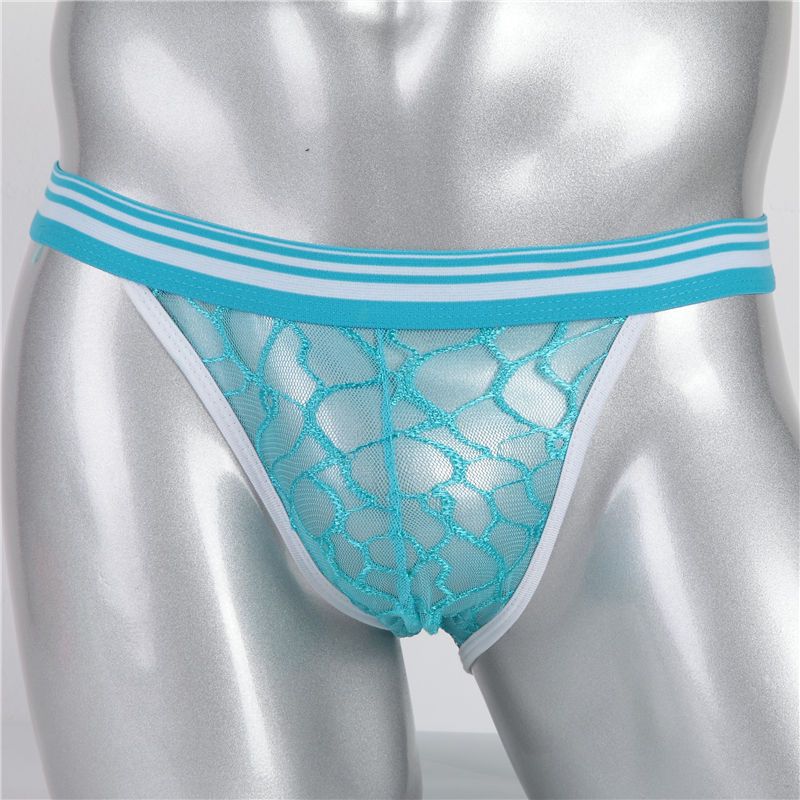 Men's Sexy Lace Sheer Briefs