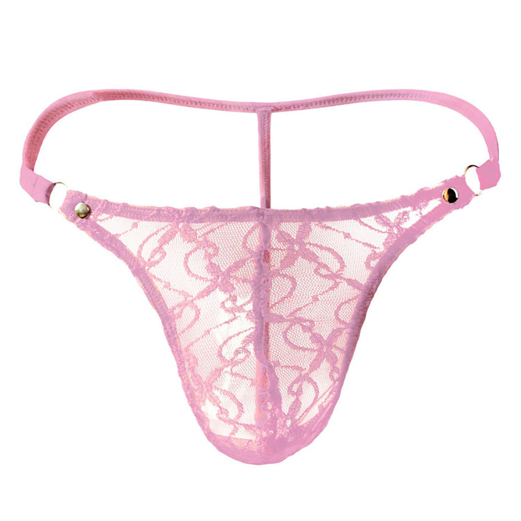 Low-Rise Sexy Lace Thong -  Fashion Men's Panties