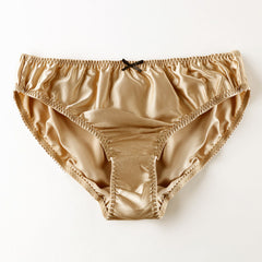 100% Silk Satin Plus Size Panties