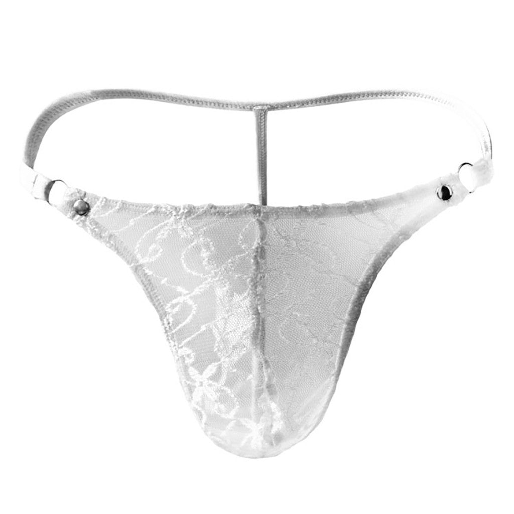 Low-Rise Sexy Lace Thong -  Fashion Men's Panties