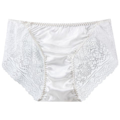 Silk Satin Cutout Sexy Lace Panties