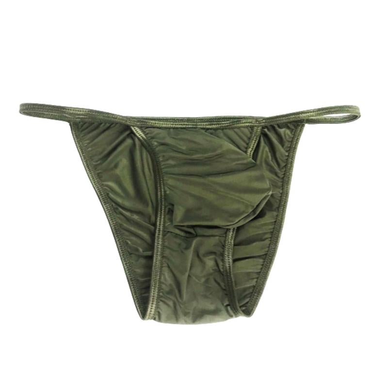 Men Ultra-thin Ice Silk Thong – exrossy