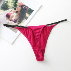 Low Rise Sexy Silk Thong