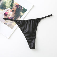 Low Rise Sexy Silk Thong
