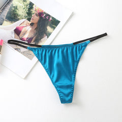 Low Rise Sexy Silk Thong