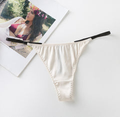 Low Rise Sexy Silk Thong