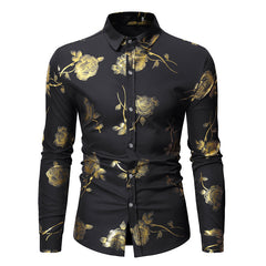 Men's Bronzing Long Sleeve Shirt