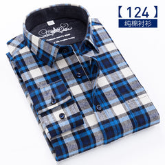 Men's Oversized Cotton Plaid Shirt