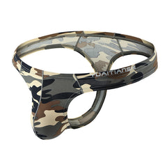 Ice Silk Sexy Camouflage Thong