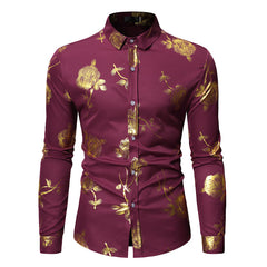 Men's Bronzing Long Sleeve Shirt