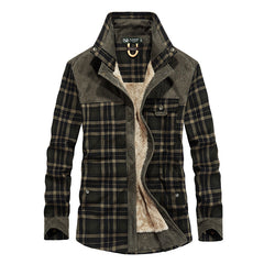 Men's Fleece Plaid Shirt