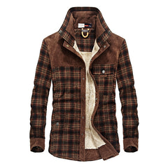 Men's Fleece Plaid Shirt