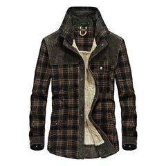 Men's Fleece Plaid Shirt