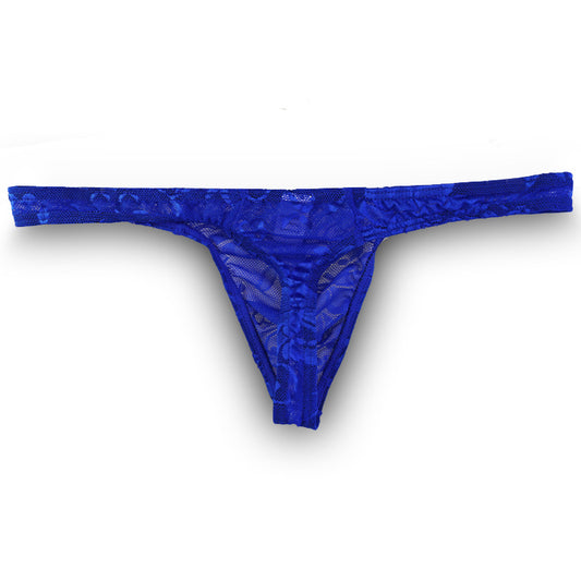 Men's Lace Sexy Breathable Low Rise Thong