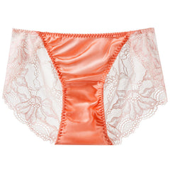 Silk Satin Cutout Sexy Lace Panties