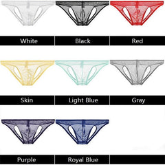 Men's Sexy Tulle Leaky Hip Panties