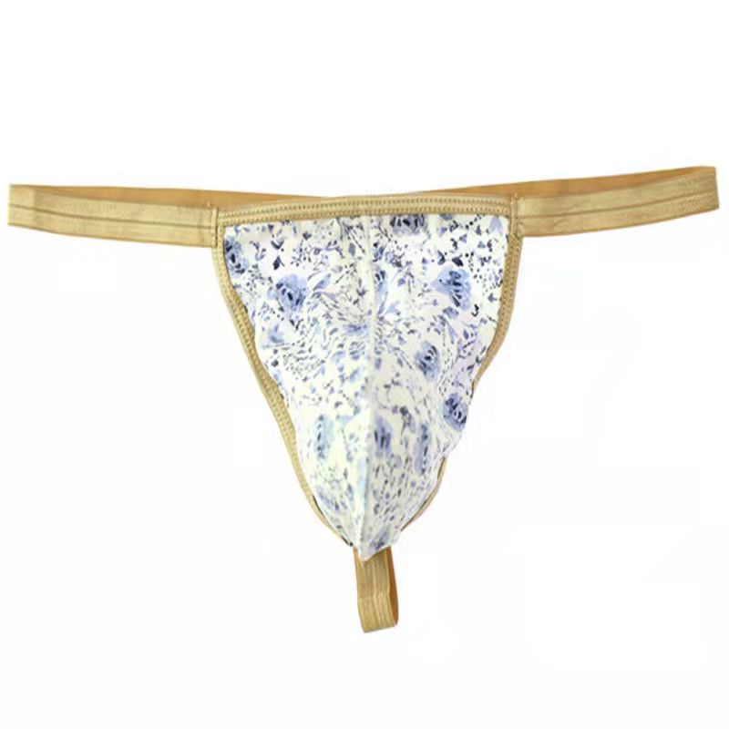 Men's Printed Cotton Thong