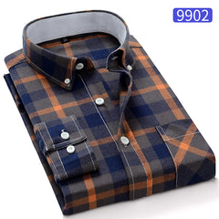 Men's Cotton Plaid Shirt