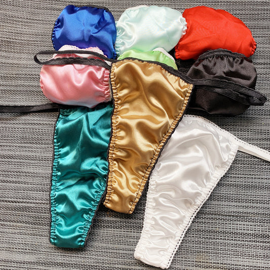 Men's Sexy Silk Stretch Thong