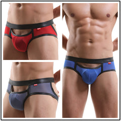 Men's Hollow Sexy U-convex Large Pouch Thong