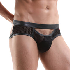Men's Hollow Sexy U-convex Large Pouch Thong