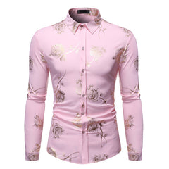 Men's Bronzing Long Sleeve Shirt