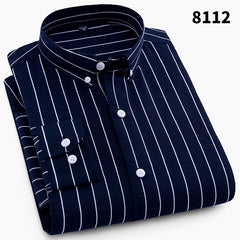 Men's Business Casual Plaid Shirt