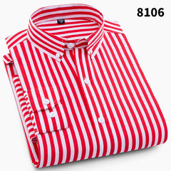 Men's Business Casual Plaid Shirt