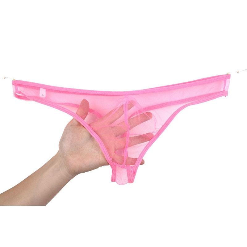 Men's Transparent Ultra Thin Sexy Thong