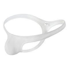 Men's Transparent Low Waist High Elastic Mesh Thong