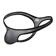 Men's Transparent Low Waist High Elastic Mesh Thong