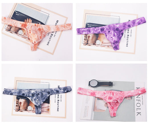 Men's Comfort Sexy Rose Thong