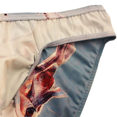 Men's Low Rise Animal Print Silk Briefs