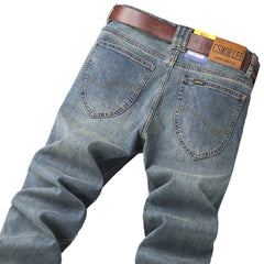 Vintage Stretch Loose Straight Jeans